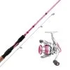 Okuma Pink Pearl V2 Haspelcombo 7,1" 5-20g, Inkl Flätlina -FISKESPÖN Försäljningsbutik 137261