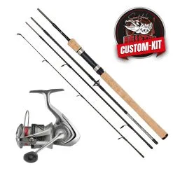 Sportfiskegiganten Daiwa Crossfire Haspelcombo Med En Crossfire Haspelrulle & Påspolad Flätlina. FR. 744:-