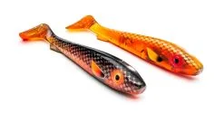 Svartzonker Flash Series McRubber Jr 17 Cm, 2-pack 13 Svartzonker Flash Series McRubber Jr 17 Cm, 2-pack -FISKESPÖN Försäljningsbutik McRubber Flash BlackBackMotoroil LightMotoroil