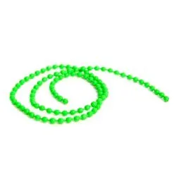 Hareline Bead Chain Eyes Medium 4mm -FISKESPÖN Försäljningsbutik bead chain eyes fluo green