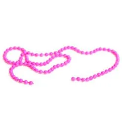 Hareline Bead Chain Eyes Medium 4mm -FISKESPÖN Försäljningsbutik bead chain eyes fluo pink