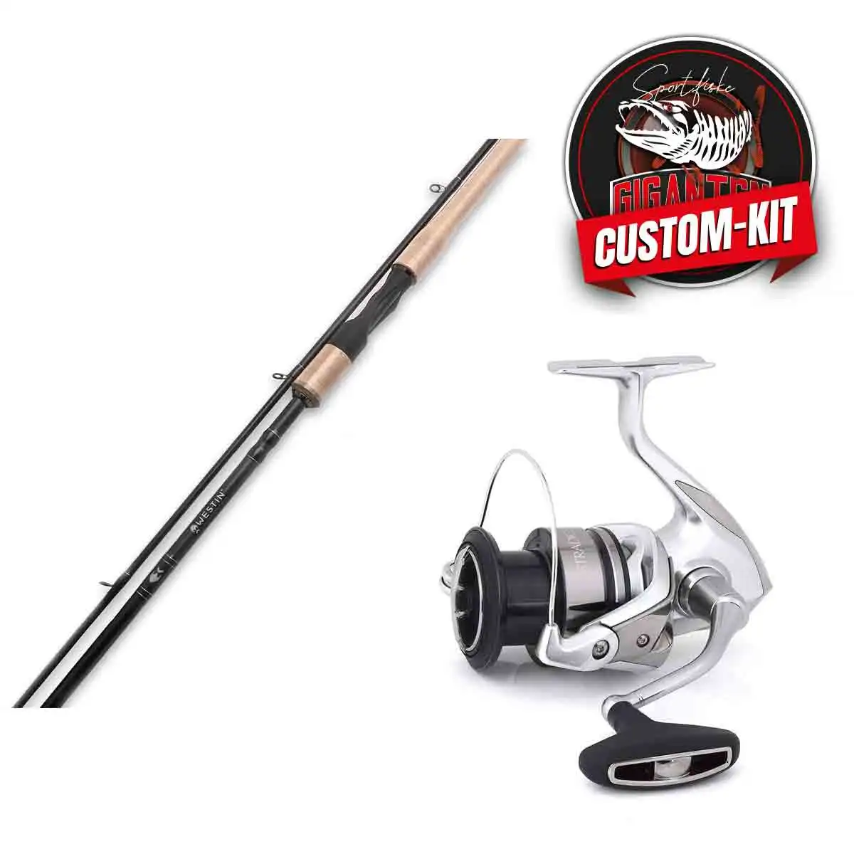 Sportfiskegiganten Westin Seatrout Stick Med En Shimano Stradic, Inkl: Flätlina! 3 Sportfiskegiganten Westin Seatrout Stick Med En Shimano Stradic, Inkl: Flätlina!