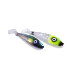 Svartzonker Flash Series McRubber Jr 17 Cm, 2-pack 17 Svartzonker Flash Series McRubber Jr 17 Cm, 2-pack -FISKESPÖN Försäljningsbutik mcrubber jr Lemon Head Green Sunshine