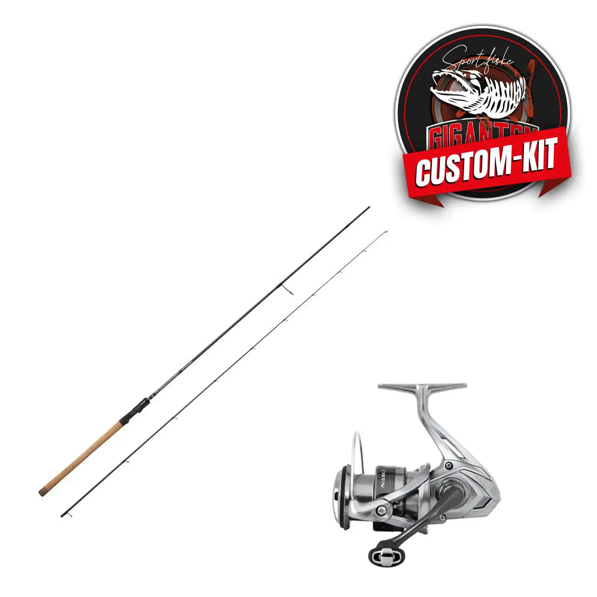 Giganten Tackle Parabellum Havsöringscombo, Inkl Flätlina! 3 Giganten Tackle Parabellum Havsöringscombo, Inkl Flätlina!