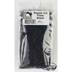 Hareline Ripple Ice Fiber -FISKESPÖN Försäljningsbutik ripple ice fiber black