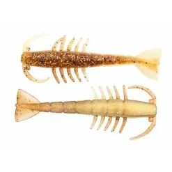 Z-Man TRD Salty Ned ShrimpZ 6cm, 6-pack -FISKESPÖN Försäljningsbutik rootbeer gold
