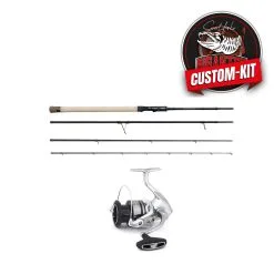 Giganten Tackle Salmonoid Travel Havsöringscombo, Inkl: Flätlina!