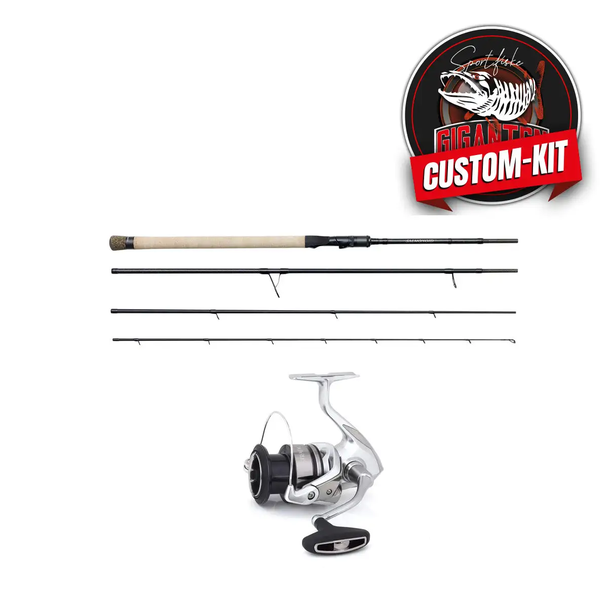 Giganten Tackle Salmonoid Travel Havsöringscombo, Inkl: Flätlina! 3 Giganten Tackle Salmonoid Travel Havsöringscombo, Inkl: Flätlina!