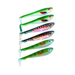 Svartzonker Mcrubber Shad 9cm, 6-pack 11 Svartzonker Mcrubber Shad 9cm, 6-pack -FISKESPÖN Försäljningsbutik svartzonker mcrubber shad uv mix