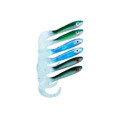Svartzonker McRubber Tail 11 Cm 6-pack -FISKESPÖN Försäljningsbutik svartzonker mcrubber tail 11 cm baitfish