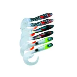 Svartzonker McRubber Tail 11 Cm 6-pack -FISKESPÖN Försäljningsbutik svartzonker mcrubber tail 11 cm overcast