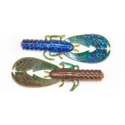 X-ZONE X Zone Pro Series Muscle Back Finesse Craw, 8,2cm (8-pack) -FISKESPÖN Försäljningsbutik x zone Muscle Back Finesse Craw Okeechobee Craw